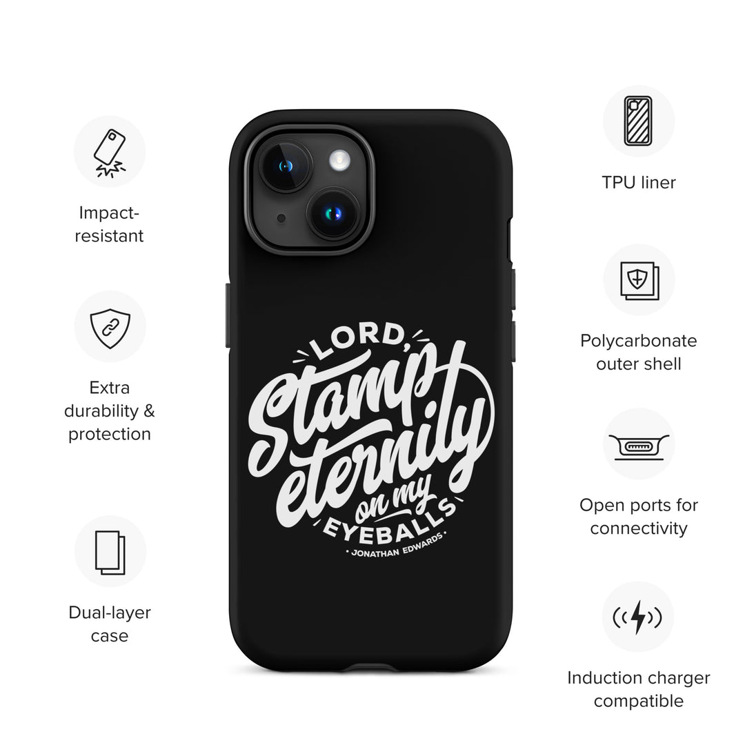 Christian Phone Case Stamp Eternity Black for iPhone® iPhone® Phone Cases   