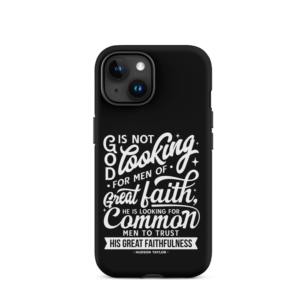 Christian Phone Case Common Men Black for iPhone® iPhone® Phone Cases Matte iPhone 15 