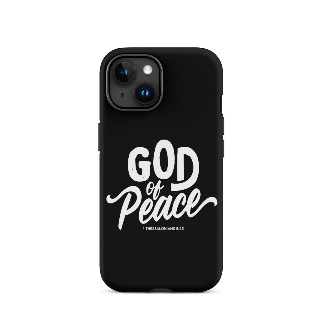 Christian Phone Case God of Peace Black for iPhone® iPhone® Phone Cases Matte iPhone 15 