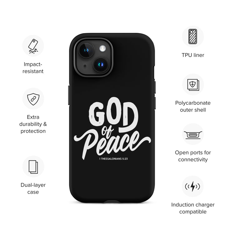 Christian Phone Case God of Peace Black for iPhone® iPhone® Phone Cases   