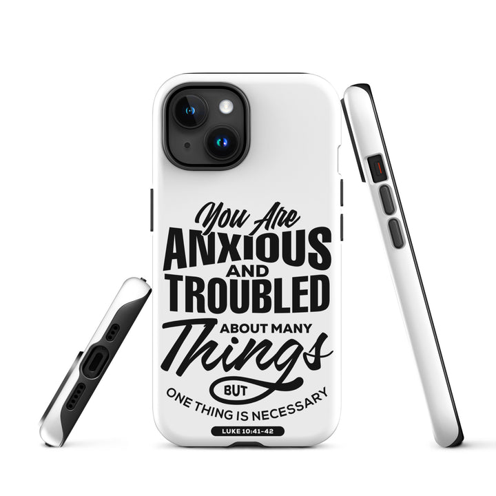 Christian Phone Case Anxious And Troubled White for iPhone® iPhone® Phone Cases   