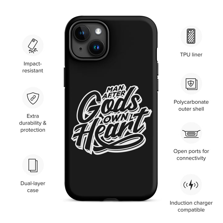 Christian Phone Case Man After God's Heart for iPhone® iPhone® Phone Cases   