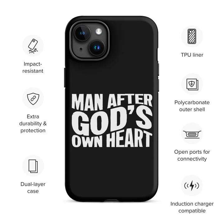 Christian Phone Case Man After God's Heart for iPhone® iPhone® Phone Cases   