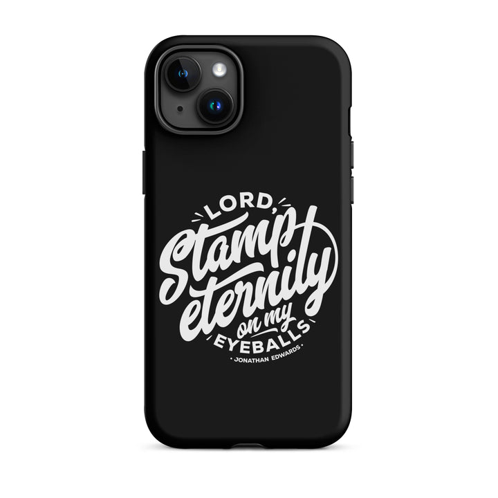 Christian Phone Case Stamp Eternity Black for iPhone® iPhone® Phone Cases Matte iPhone 15 Plus 
