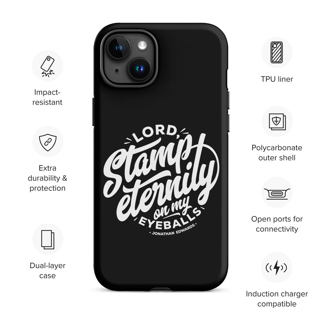 Christian Phone Case Stamp Eternity Black for iPhone® iPhone® Phone Cases   