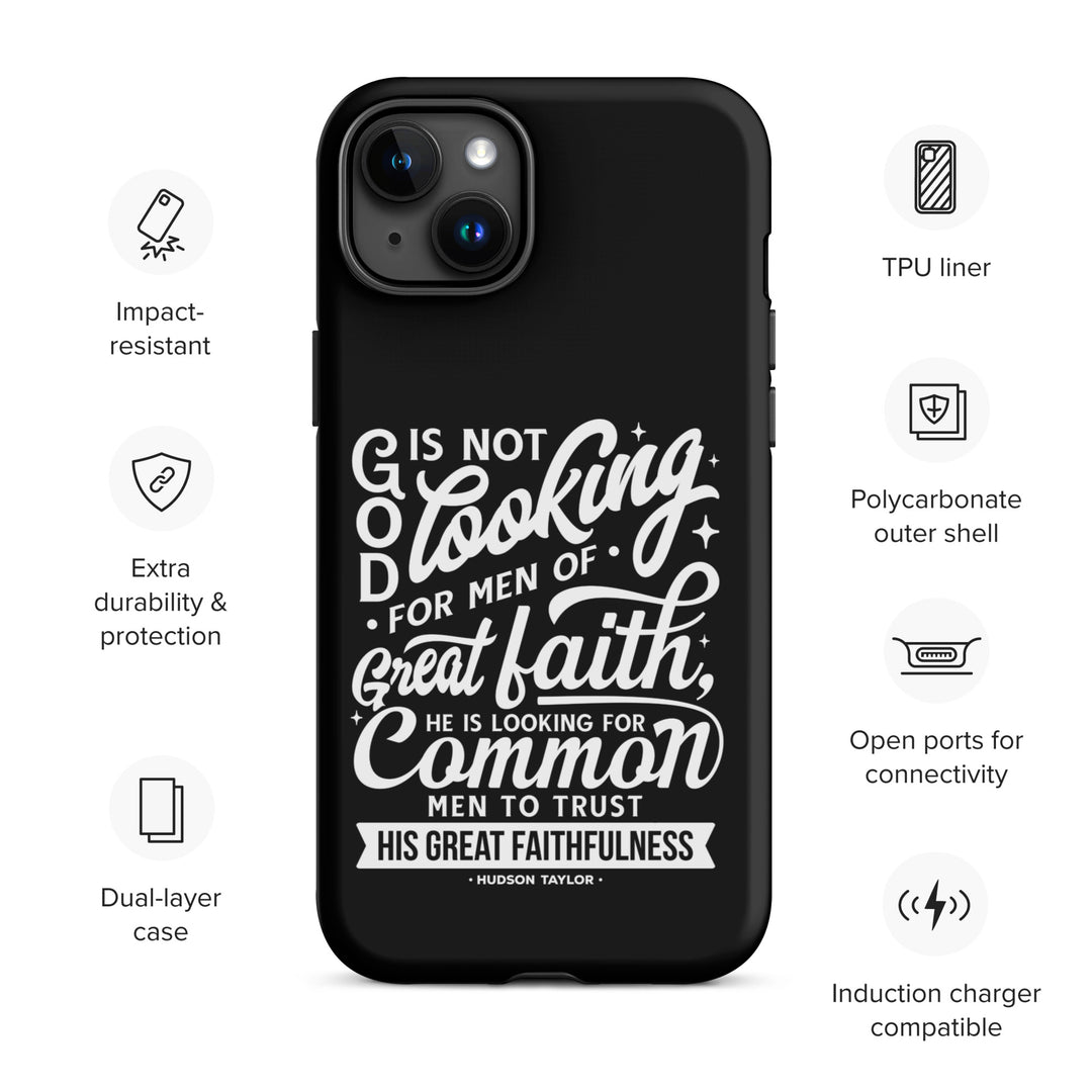 Christian Phone Case Common Men Black for iPhone® iPhone® Phone Cases   