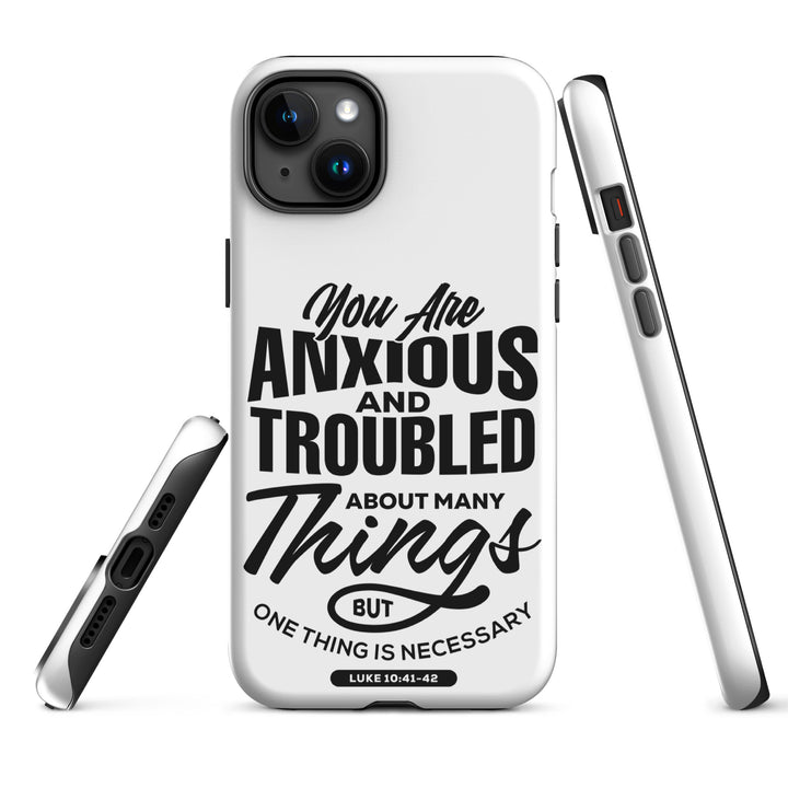 Christian Phone Case Anxious And Troubled White for iPhone® iPhone® Phone Cases   