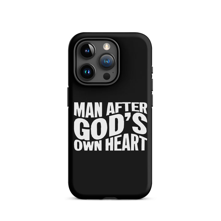Christian Phone Case Man After God's Heart for iPhone® iPhone® Phone Cases Matte iPhone 15 Pro 