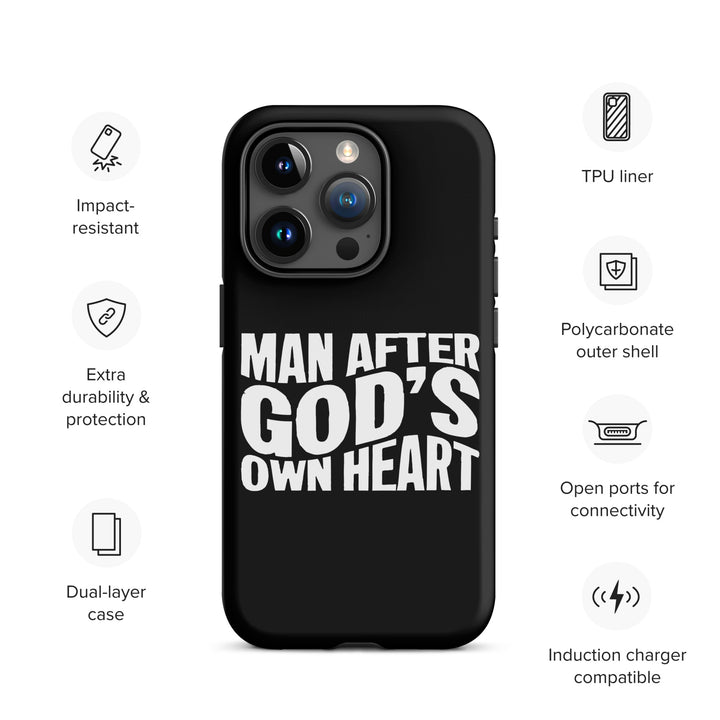Christian Phone Case Man After God's Heart for iPhone® iPhone® Phone Cases   
