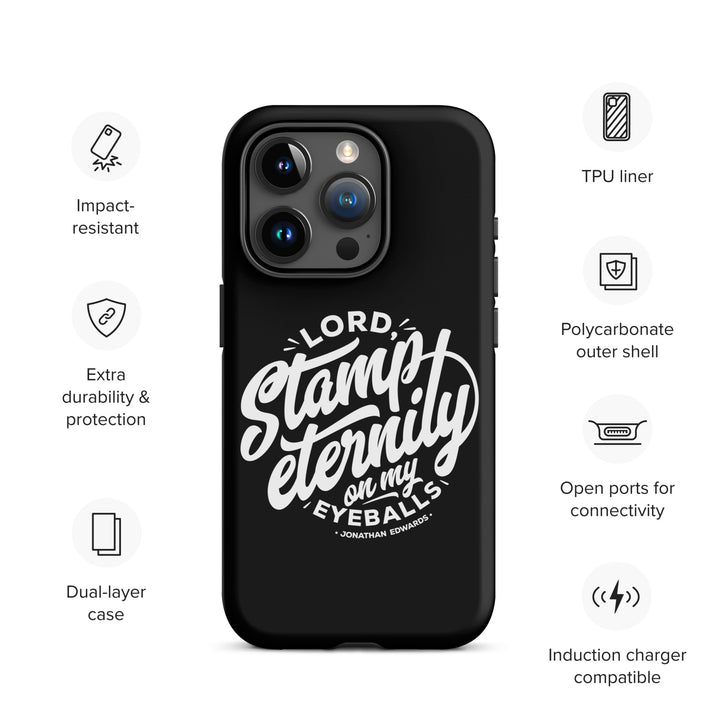 Christian Phone Case Stamp Eternity Black for iPhone® iPhone® Phone Cases   