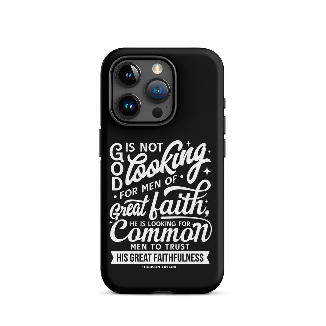 Christian Phone Case Common Men Black for iPhone® iPhone® Phone Cases Matte iPhone 15 Pro 