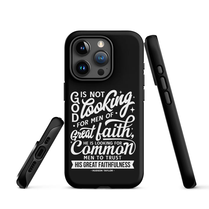 Christian Phone Case Common Men Black for iPhone® iPhone® Phone Cases   