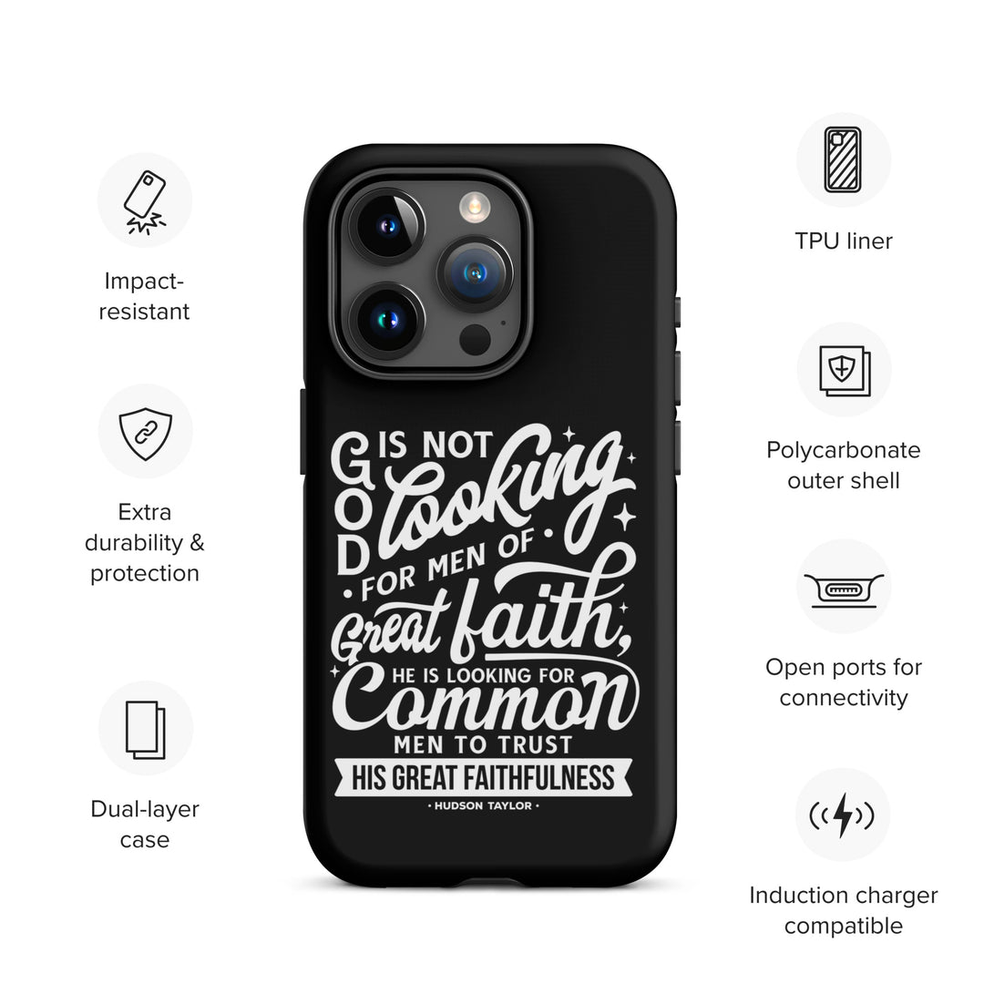 Christian Phone Case Common Men Black for iPhone® iPhone® Phone Cases   