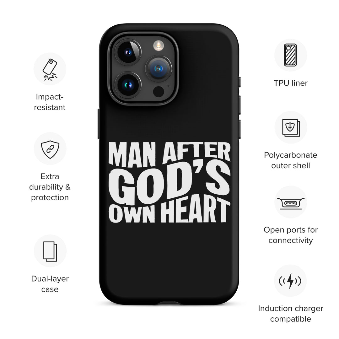Christian Phone Case Man After God's Heart for iPhone® iPhone® Phone Cases   