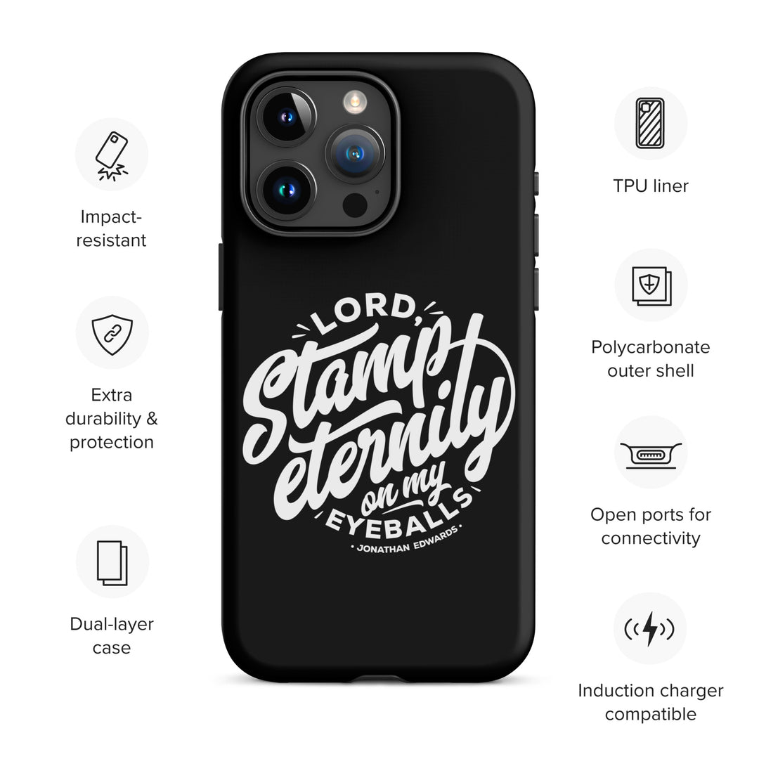 Christian Phone Case Stamp Eternity Black for iPhone® iPhone® Phone Cases   