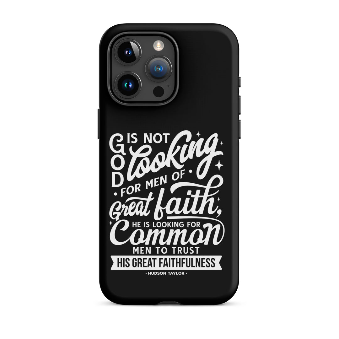 Christian Phone Case Common Men Black for iPhone® iPhone® Phone Cases Matte iPhone 15 Pro Max 