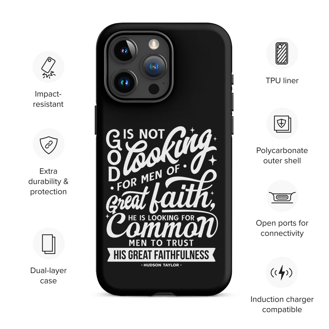 Christian Phone Case Common Men Black for iPhone® iPhone® Phone Cases   
