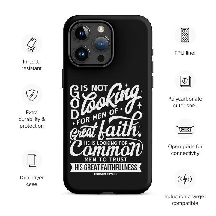 Christian Phone Case Common Men Black for iPhone® iPhone® Phone Cases   