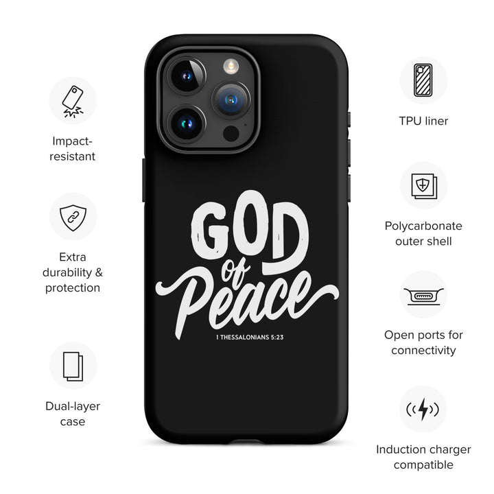 Christian Phone Case God of Peace Black for iPhone® iPhone® Phone Cases   