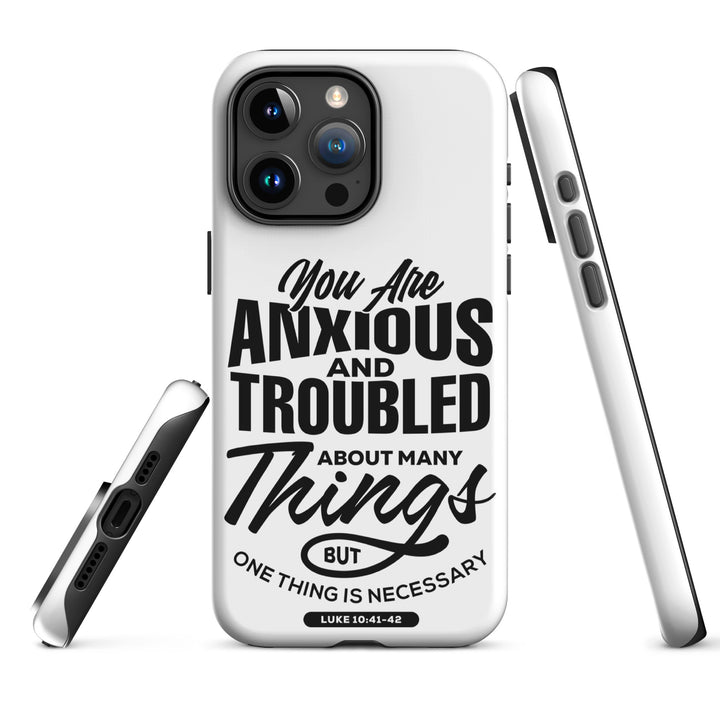 Christian Phone Case Anxious And Troubled White for iPhone® iPhone® Phone Cases   