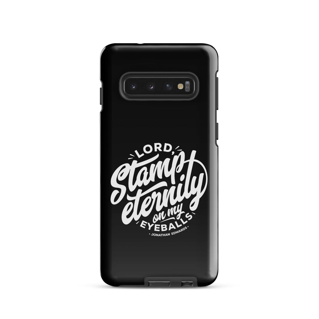 Christian Phone Case Jonathan Edwards Stamp Eternity Black for Samsung® Samsung® Phone Cases Glossy Samsung Galaxy S10