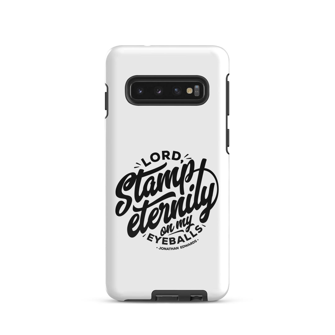 Christian Phone Case Jonathan Edwards Stamp Eternity White for Samsung® Samsung® Phone Cases Glossy Samsung Galaxy S10
