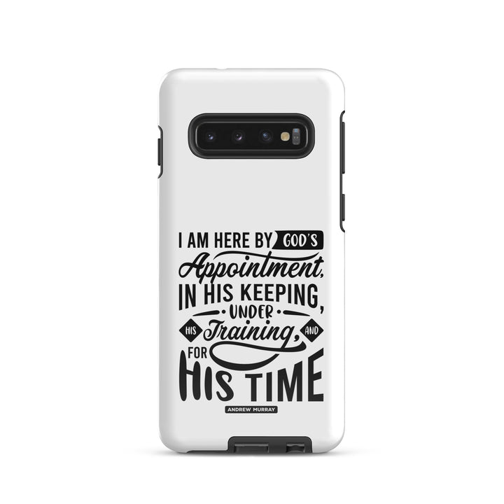 Christian Phone Case Andrew Murray's His Time White for Samsung® Samsung® Phone Cases Glossy Samsung Galaxy S10