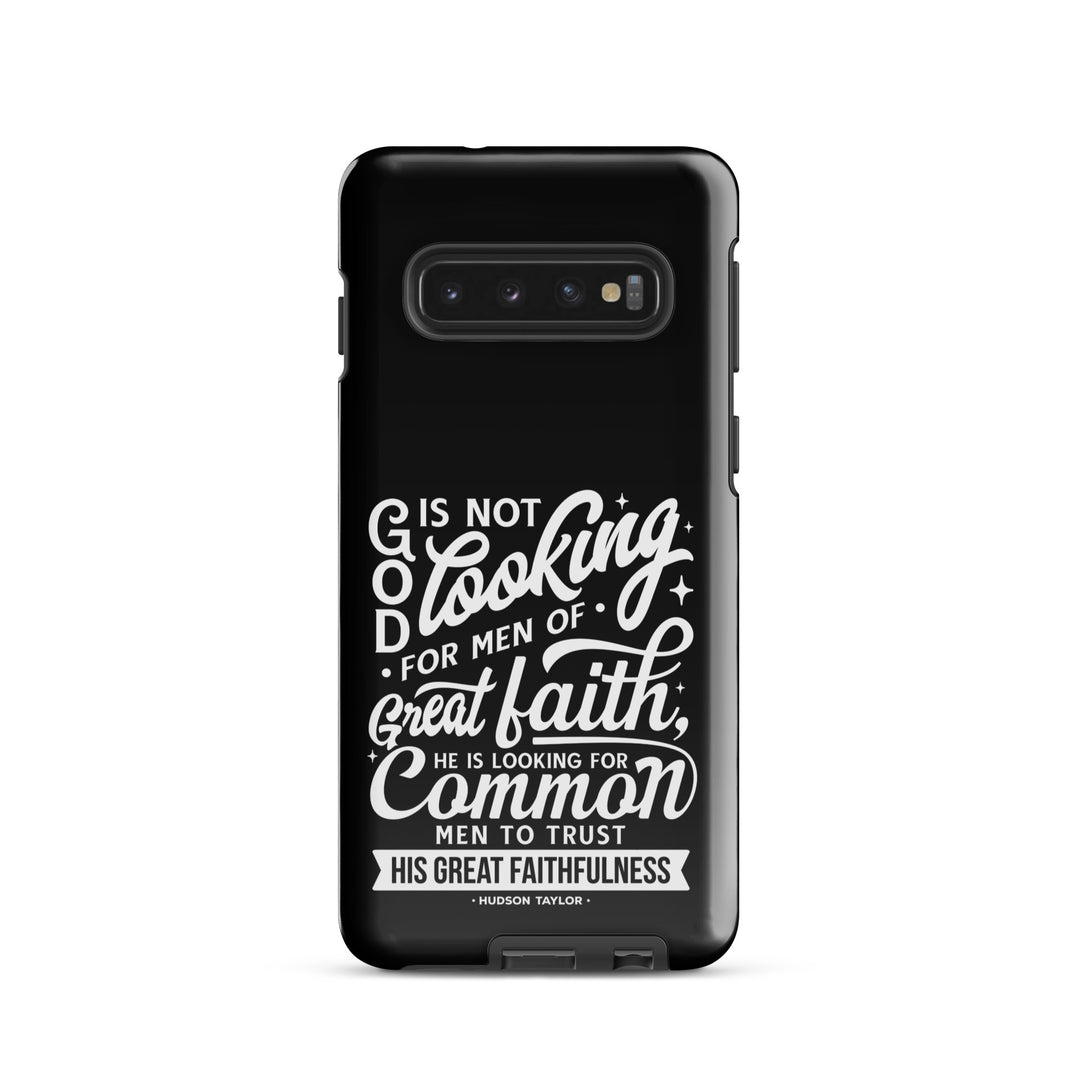 Christian Phone Case Hudson Taylor Common Men Black for Samsung® Samsung® Phone Cases Glossy Samsung Galaxy S10