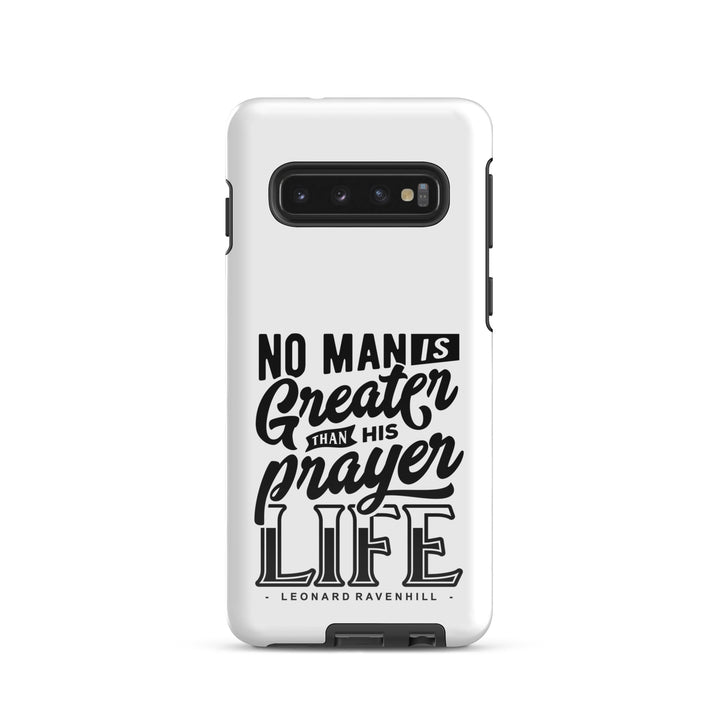 Christian Phone Case Leonard Ravenhill's Prayer Life White for Samsung® Samsung® Phone Cases Glossy Samsung Galaxy S10