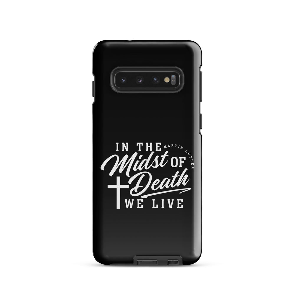 Christian Phone Case Martin Luther's Midst of Death Black for Samsung® Samsung® Phone Cases Glossy Samsung Galaxy S10