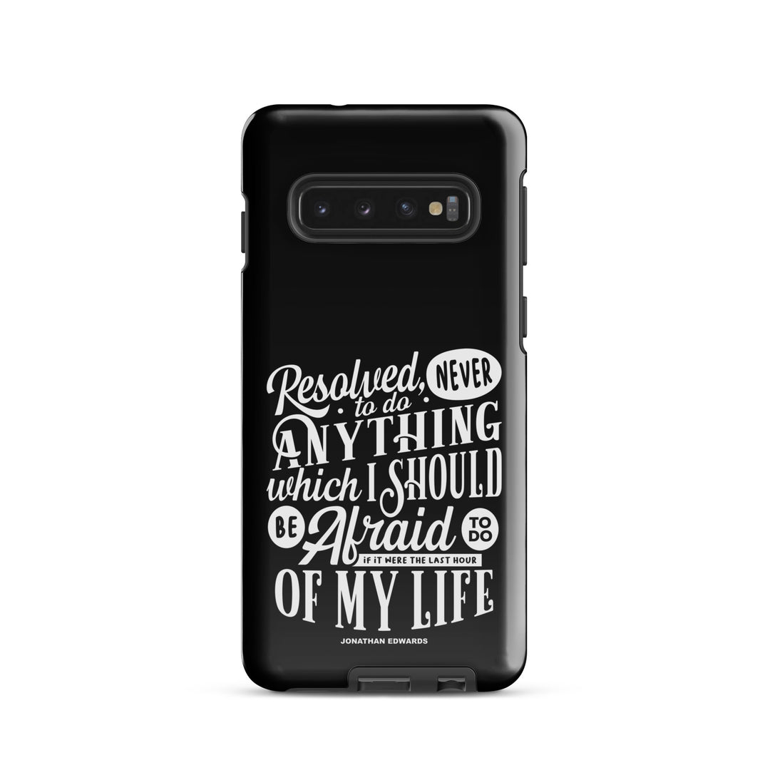 Christian Phone Case Jonathan Edwards Last Hour Black for Samsung® Samsung® Phone Cases Glossy Samsung Galaxy S10