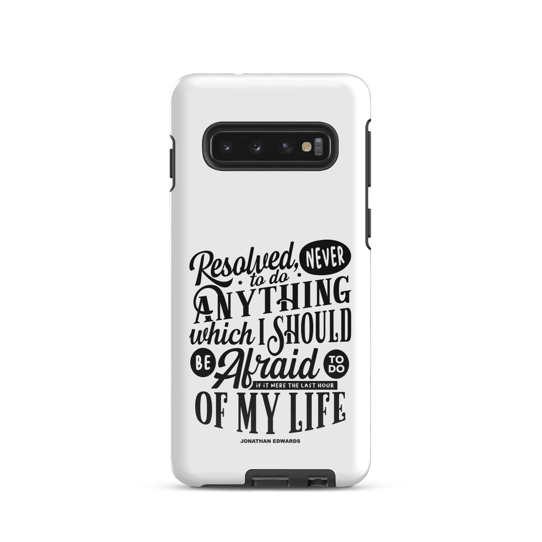 Christian Phone Case Jonathan Edwards Last Hour White for Samsung® Samsung® Phone Cases Glossy Samsung Galaxy S10