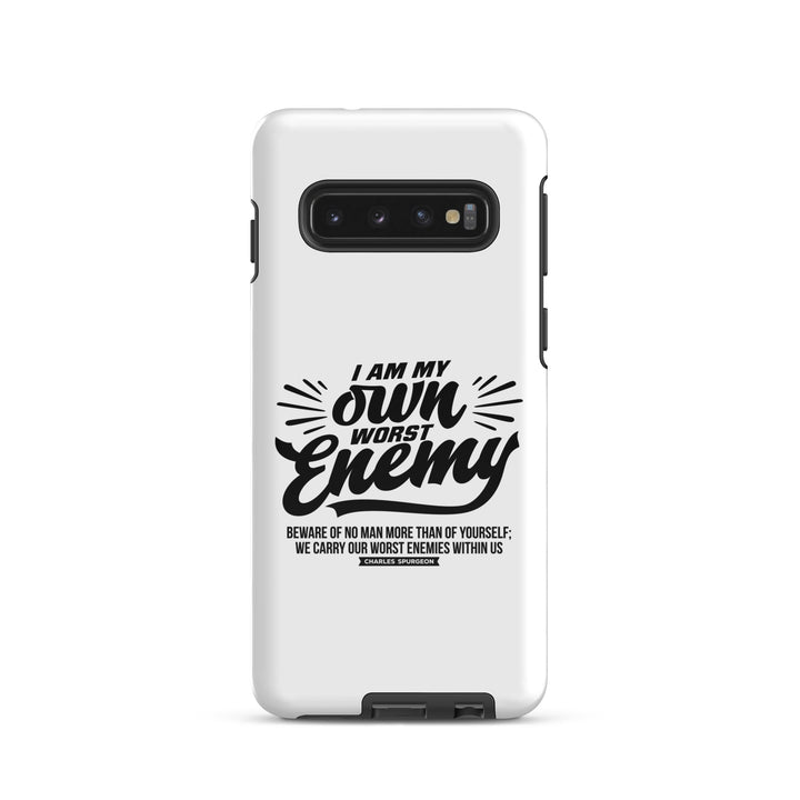 Christian Phone Case Charles Spurgeon's Worst Enemy White for Samsung® Samsung® Phone Cases Glossy Samsung Galaxy S10