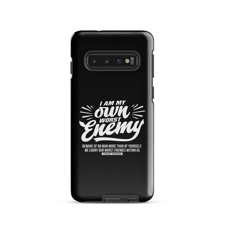 Christian Phone Case Charles Spurgeon's Worst Enemy Black for Samsung® Samsung® Phone Cases Glossy Samsung Galaxy S10