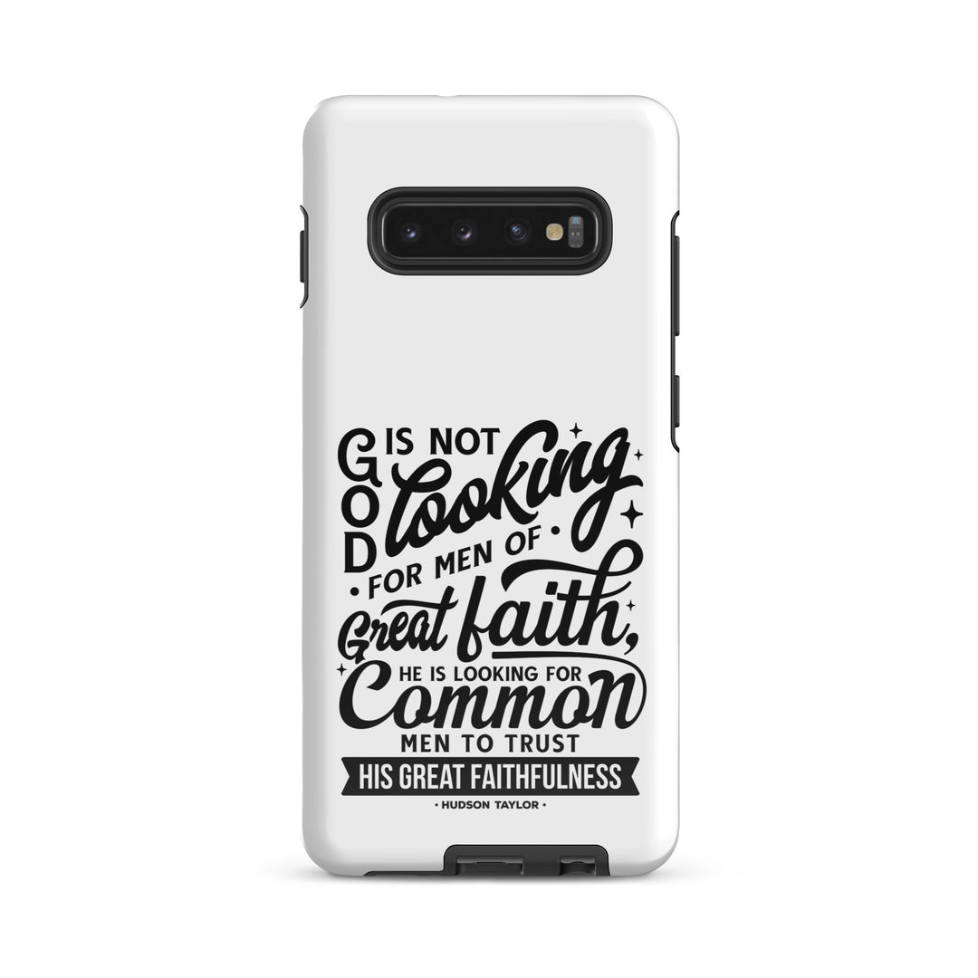 Christian Phone Case Hudson Taylor Common Men White for Samsung® Samsung® Phone Cases Glossy Samsung Galaxy S10 Plus