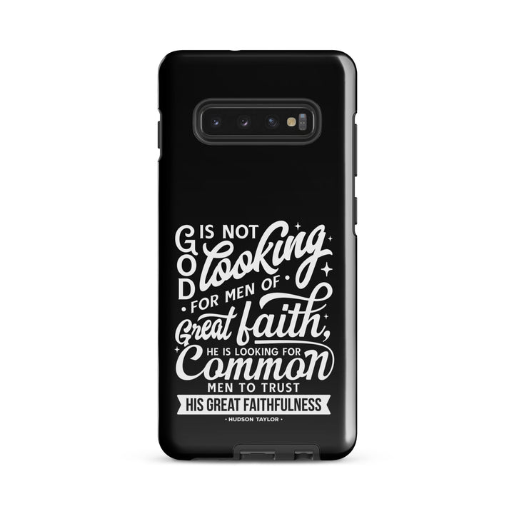 Christian Phone Case Hudson Taylor Common Men Black for Samsung® Samsung® Phone Cases Glossy Samsung Galaxy S10 Plus