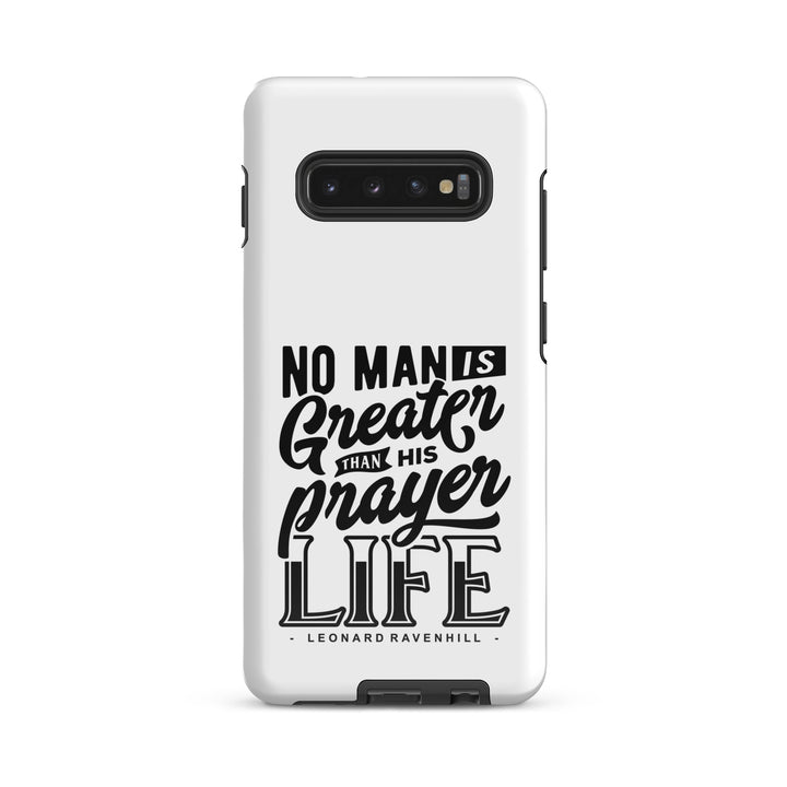 Christian Phone Case Leonard Ravenhill's Prayer Life White for Samsung® Samsung® Phone Cases Glossy Samsung Galaxy S10 Plus
