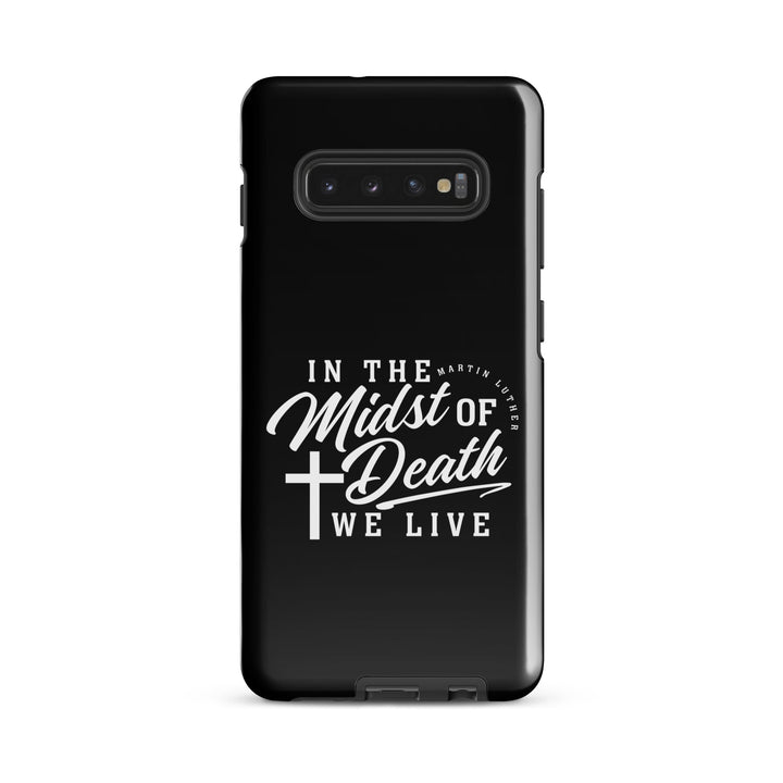 Christian Phone Case Martin Luther's Midst of Death Black for Samsung® Samsung® Phone Cases Glossy Samsung Galaxy S10 Plus
