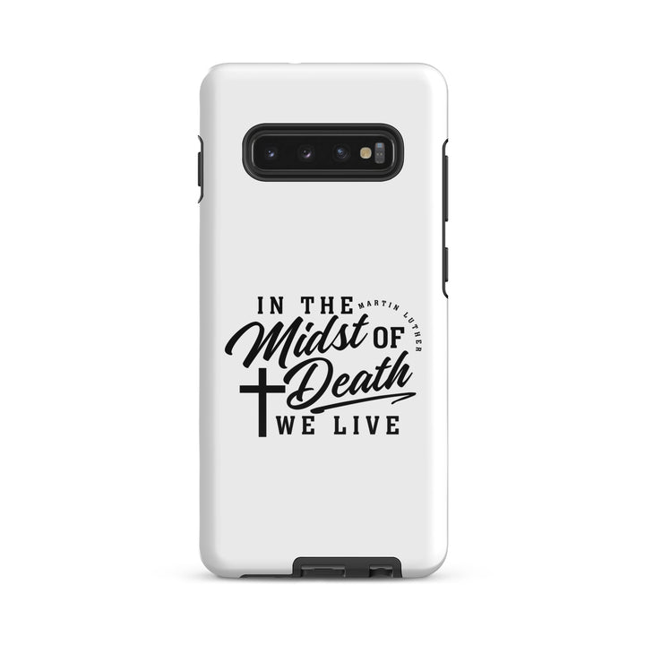 Christian Phone Case Martin Luther's Midst of Death White for Samsung® Samsung® Phone Cases Glossy Samsung Galaxy S10 Plus