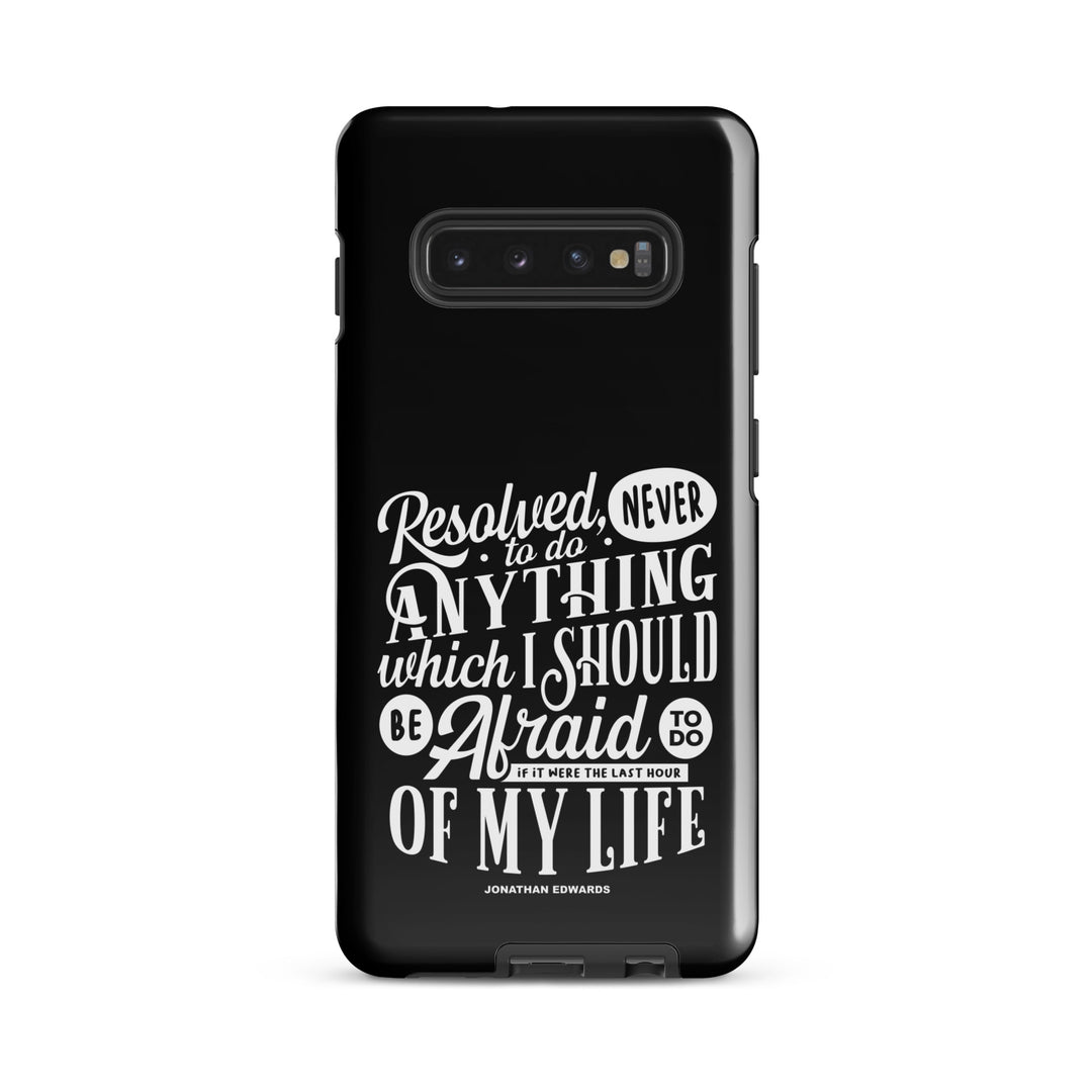 Christian Phone Case Jonathan Edwards Last Hour Black for Samsung® Samsung® Phone Cases Glossy Samsung Galaxy S10 Plus