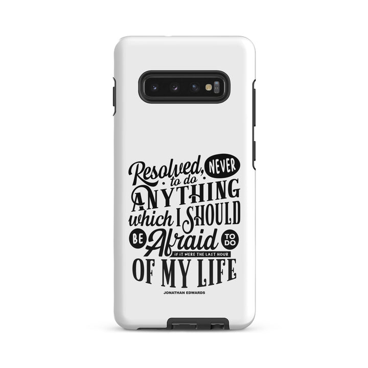 Christian Phone Case Jonathan Edwards Last Hour White for Samsung® Samsung® Phone Cases Glossy Samsung Galaxy S10 Plus