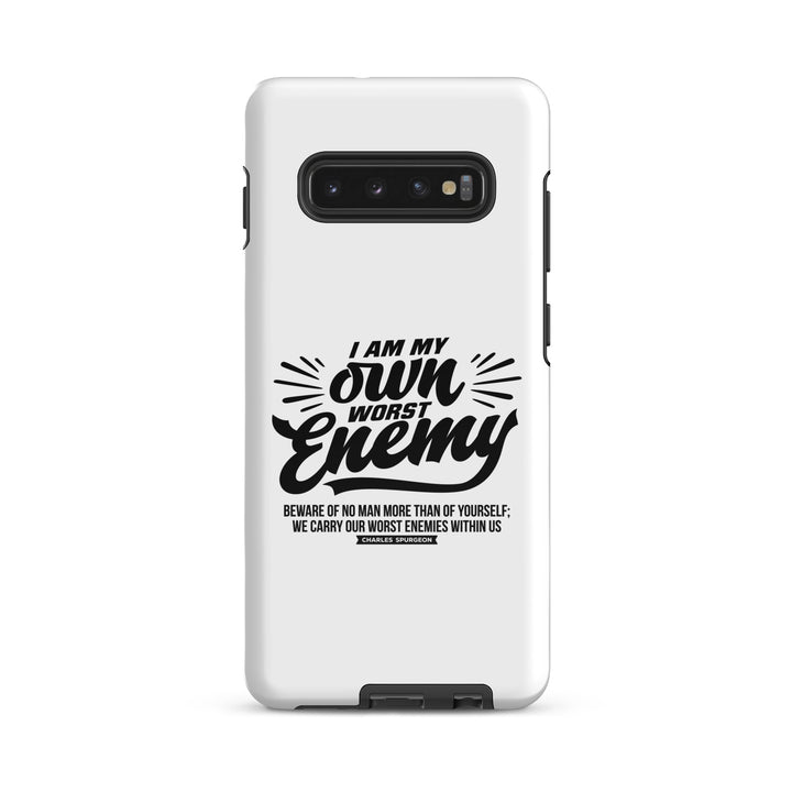 Christian Phone Case Charles Spurgeon's Worst Enemy White for Samsung® Samsung® Phone Cases Glossy Samsung Galaxy S10 Plus