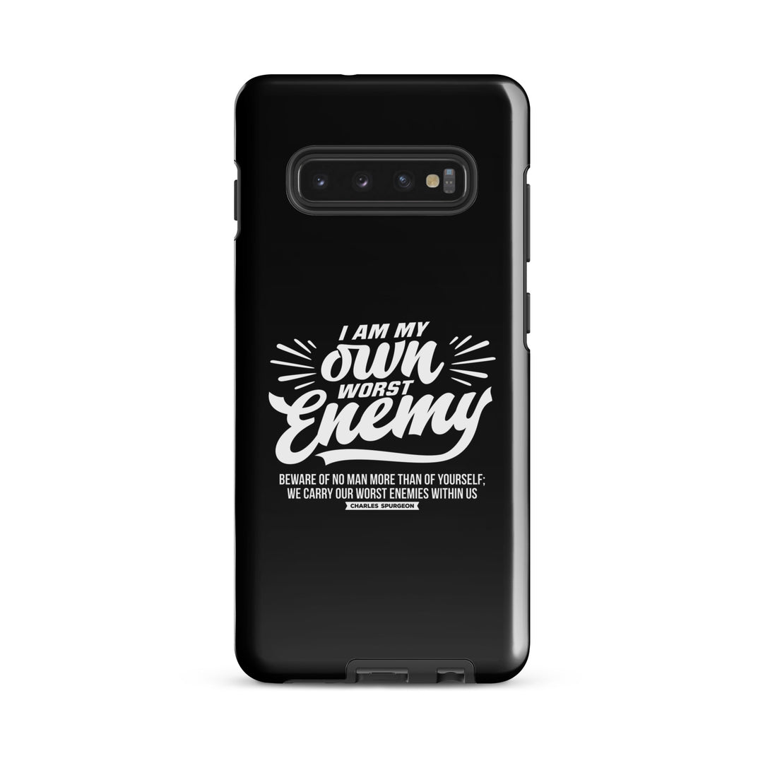 Christian Phone Case Charles Spurgeon's Worst Enemy Black for Samsung® Samsung® Phone Cases Glossy Samsung Galaxy S10 Plus