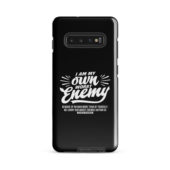 Christian Phone Case Charles Spurgeon's Worst Enemy Black for Samsung® Samsung® Phone Cases Glossy Samsung Galaxy S10 Plus