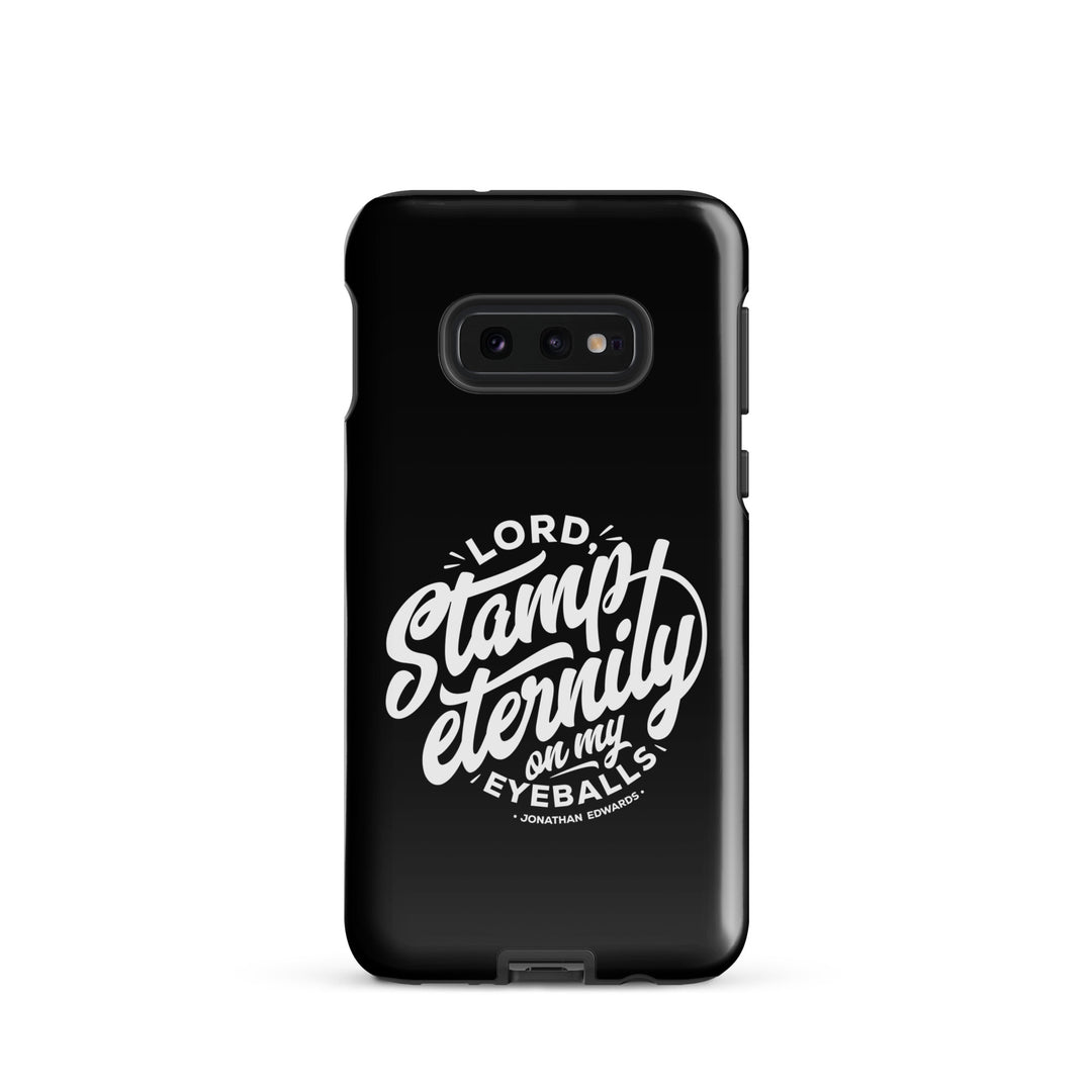 Christian Phone Case Jonathan Edwards Stamp Eternity Black for Samsung® Samsung® Phone Cases Glossy Samsung Galaxy S10e