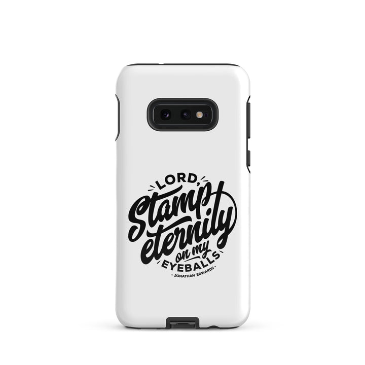Christian Phone Case Jonathan Edwards Stamp Eternity White for Samsung® Samsung® Phone Cases Glossy Samsung Galaxy S10e