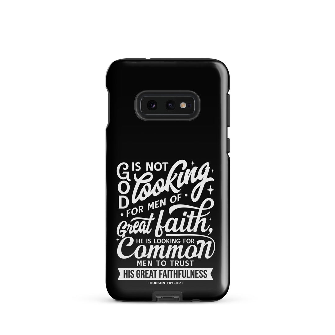 Christian Phone Case Hudson Taylor Common Men Black for Samsung® Samsung® Phone Cases Glossy Samsung Galaxy S10e
