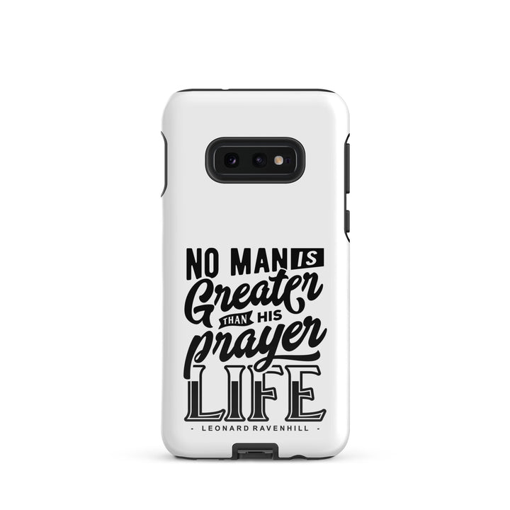 Christian Phone Case Leonard Ravenhill's Prayer Life White for Samsung® Samsung® Phone Cases Glossy Samsung Galaxy S10e