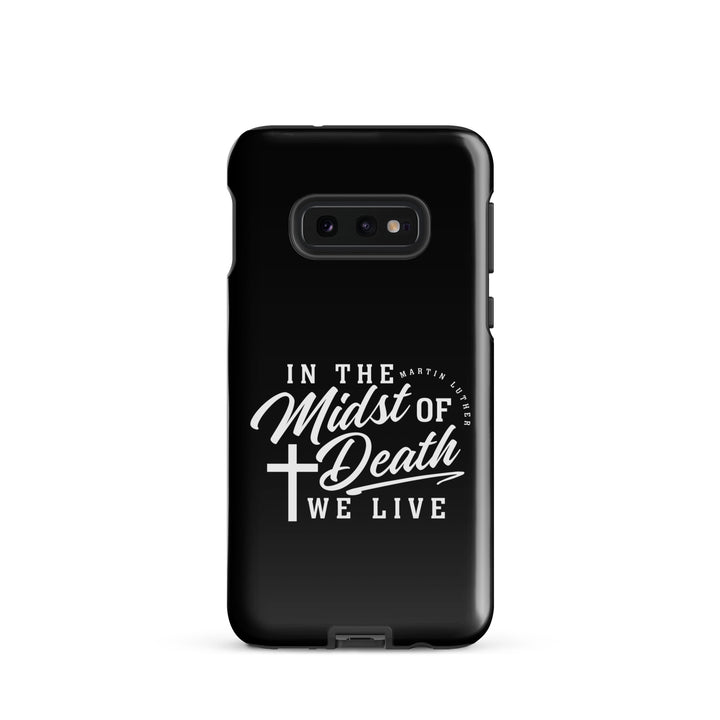 Christian Phone Case Martin Luther's Midst of Death Black for Samsung® Samsung® Phone Cases Glossy Samsung Galaxy S10e