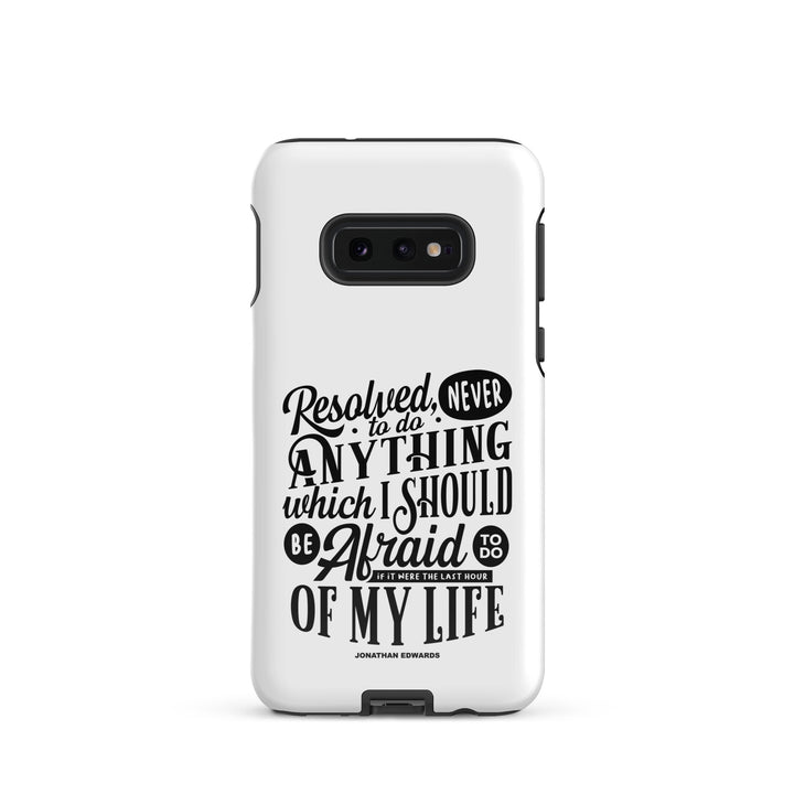 Christian Phone Case Jonathan Edwards Last Hour White for Samsung® Samsung® Phone Cases Glossy Samsung Galaxy S10e